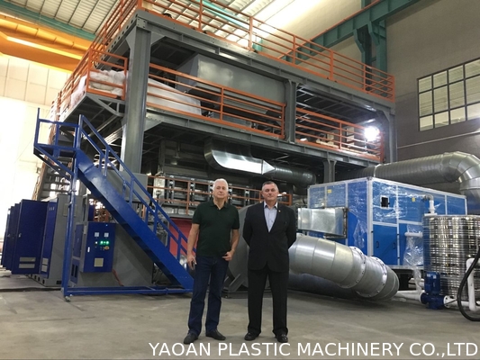 এএফ -3200 মিমি পিপি স্পুনবন্ড Nonwoven ফ্যাব্রিক মেকিং মেশিন, এস এস এস এসএমএস Nonwoven আমদানি উত্পাদন লাইন
